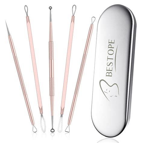 Buy Blackhead Remover Pimple Comedone Extractor Tool Best Acne Removal Kit - Treatment for Blemish, Whitehead Popping, Zit Removing for Risk Free Nose Face ...